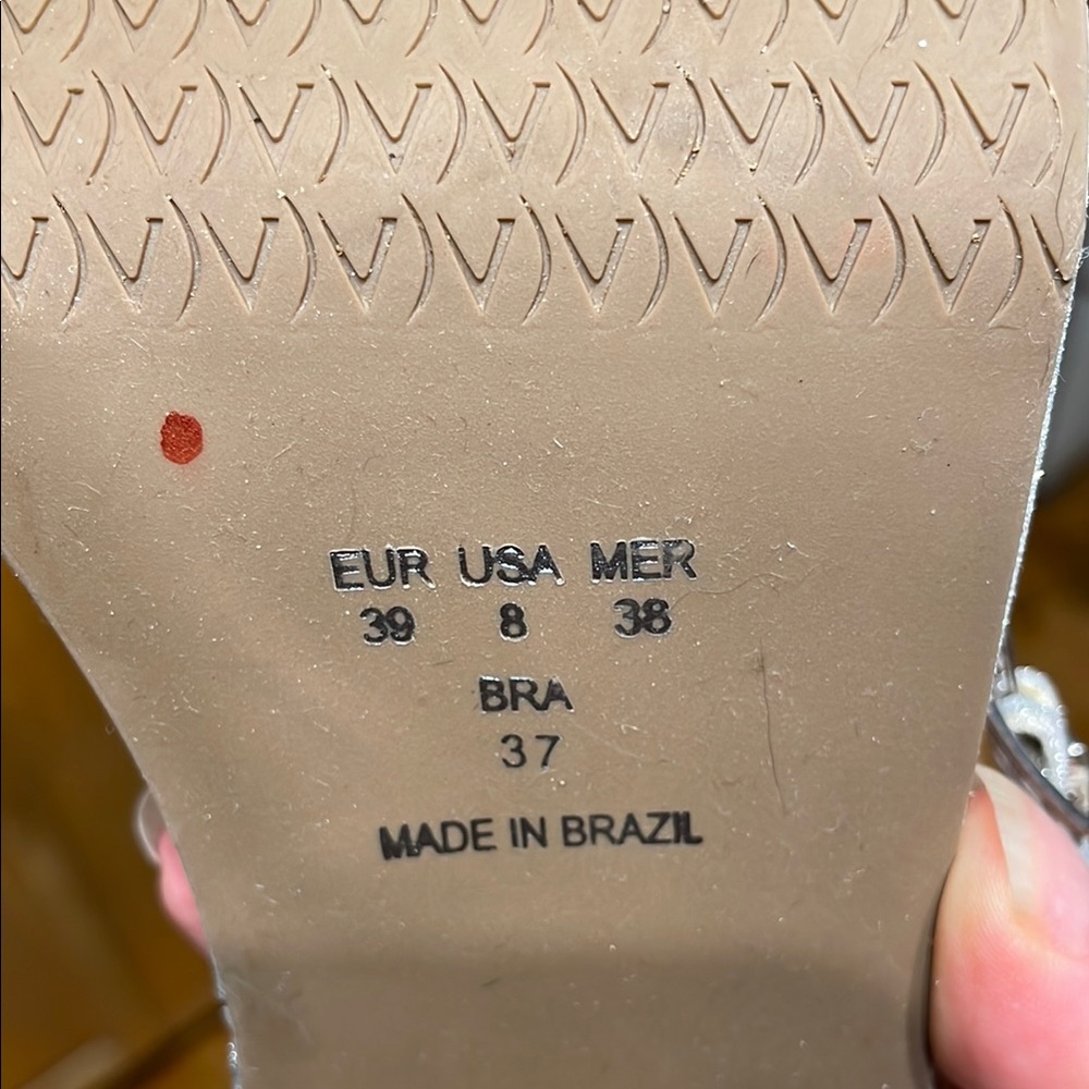 Silver Glitter Women's Shoes - Picture 2 of 4